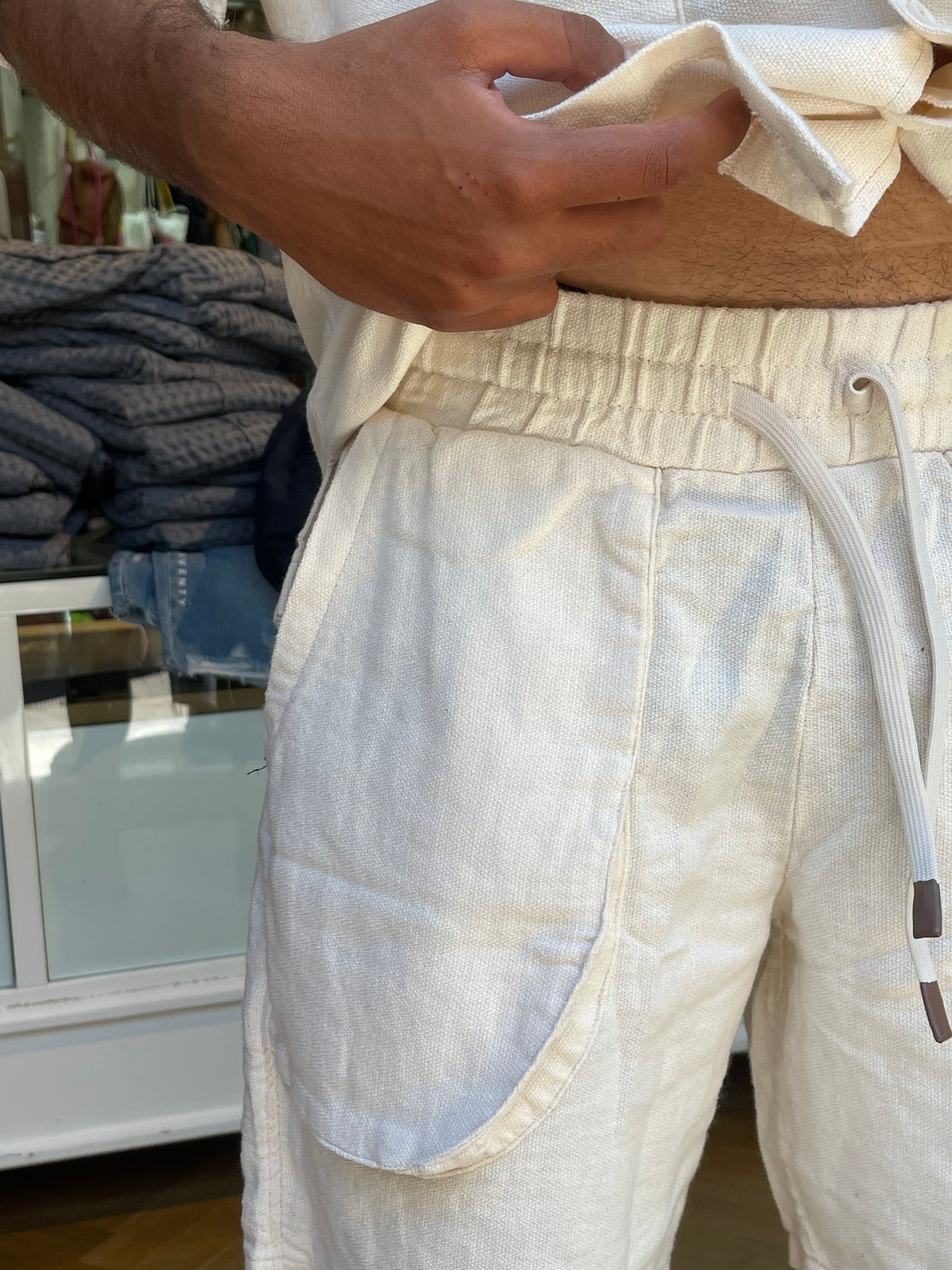 HEAVY LINEN SHORT (PART OF A SET)