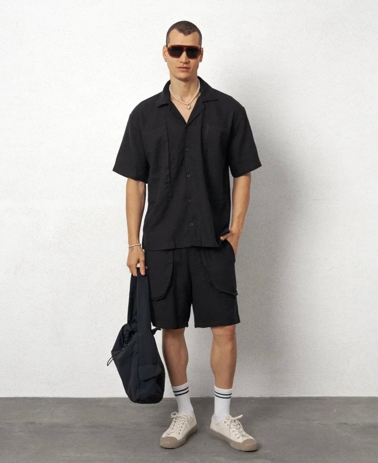 HEAVY LINEN SHIRT (PART OF A SET)