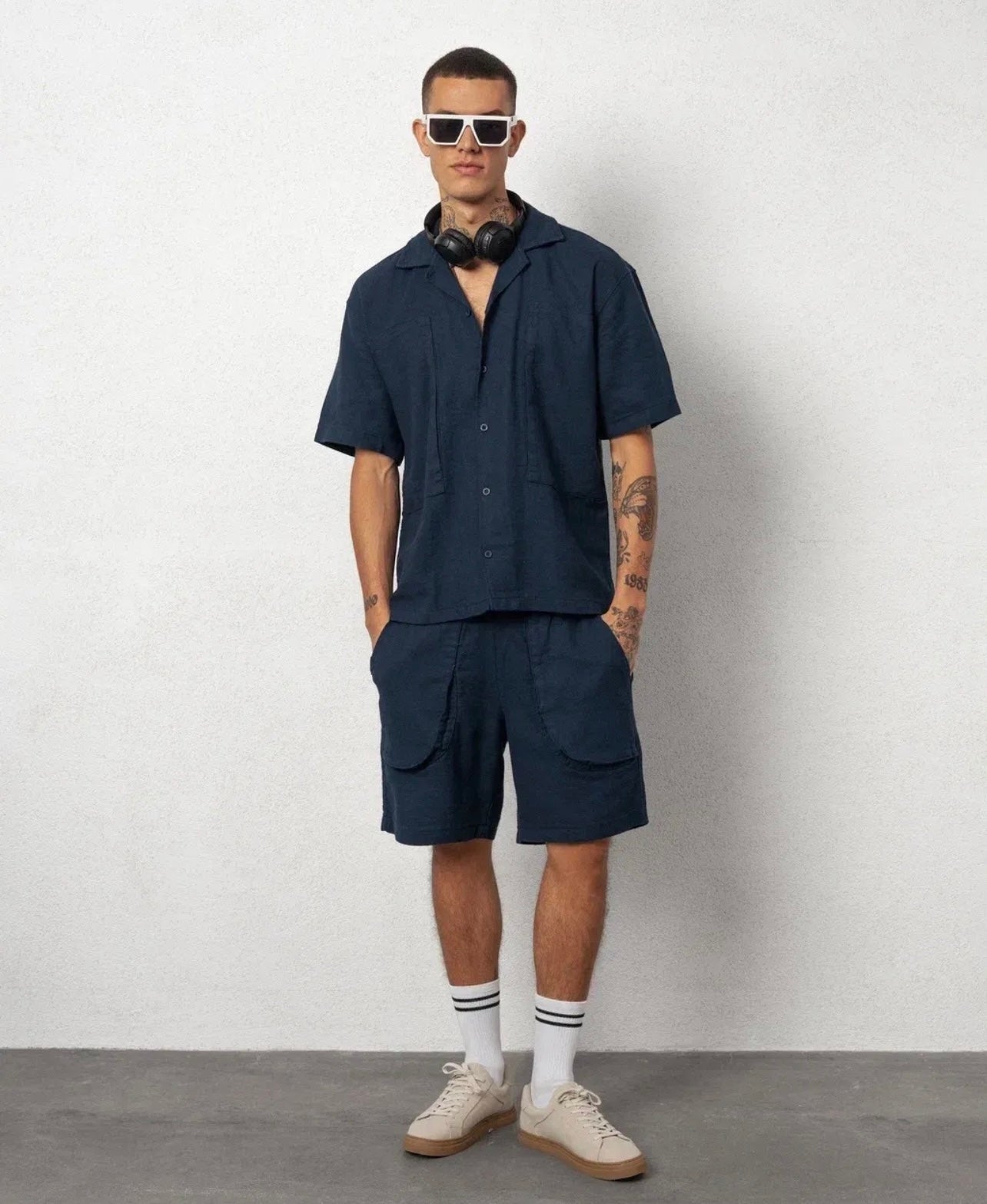 HEAVY LINEN SHIRT (PART OF A SET)