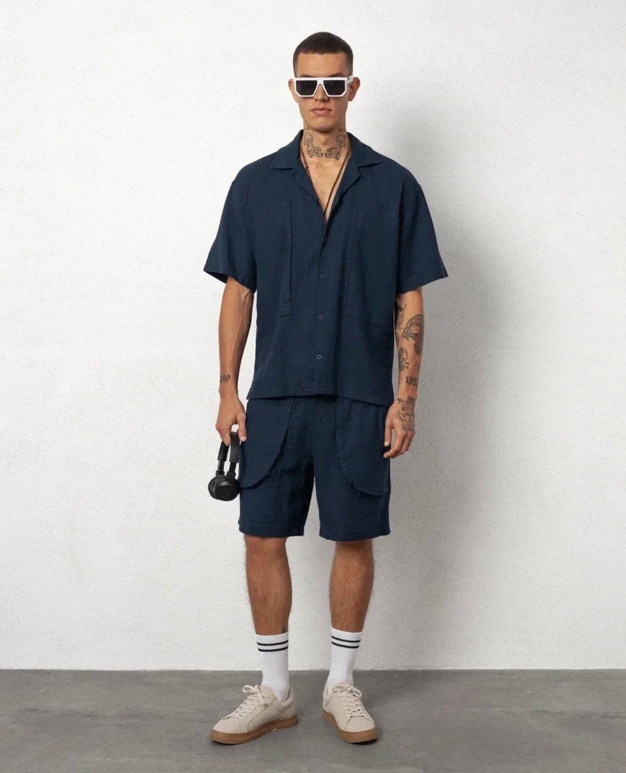 HEAVY LINEN SHIRT (PART OF A SET)