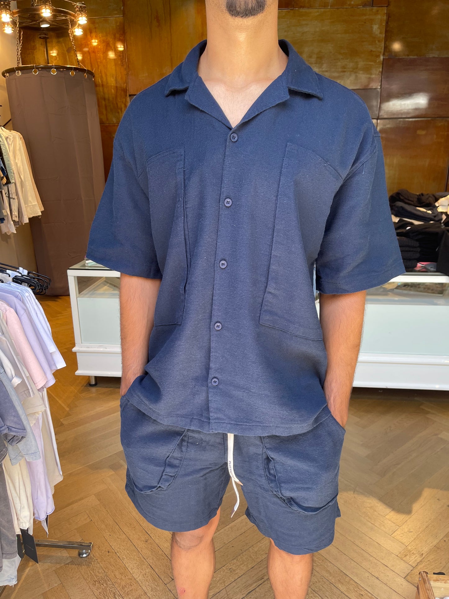 HEAVY LINEN SHIRT (PART OF A SET)